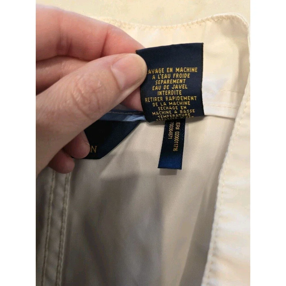 Polo Ralph Lauren Mens Stripe Board Shorts Swim Trunks Size 34 Unlined
